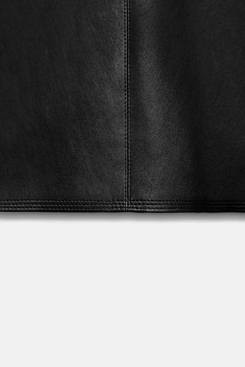 New Zara 100% Leather top ZW Collection