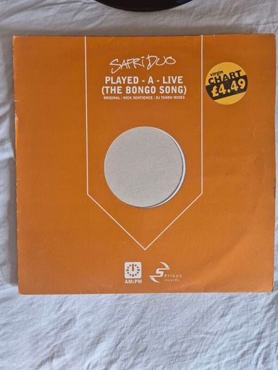 Safari duo,played alive (the bongo song) 12" vinyl