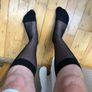 Sheer Socks Over The Calf for Men Image 7