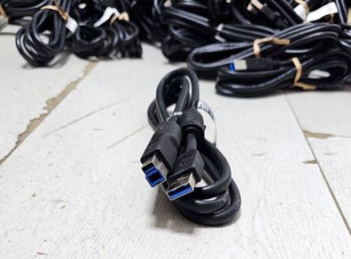 USB 3.0 A Male to B Male Printer monitor Cable Black