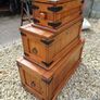 Vintage Wooden Storage Boxes Image 3