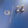 14k gold earrings Maria Tash style Image 3
