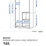 Ikea Brimnes White Wardrobe Image 4