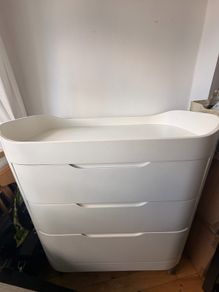 Baby chest of drawers and changing area
