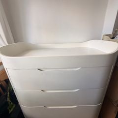 Baby chest of drawers and changing area