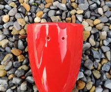 Red flower pot