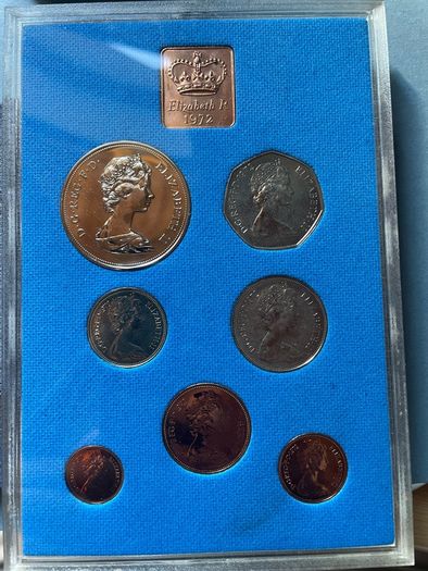 1972 Royal Mint Proof Coin Set