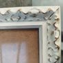 3x Large Vintage Style Picture Frames (White & Gold Distress Image 3