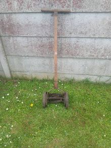 vintage push mower