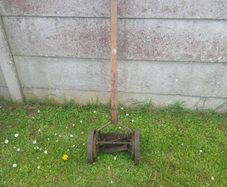vintage push mower