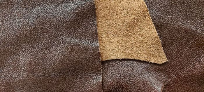 upcycled leather scraps