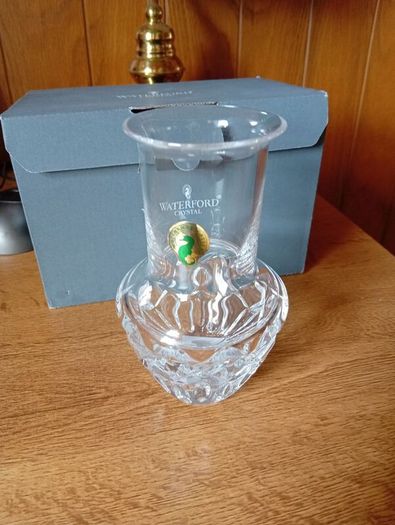 waterford crystal vase new in box