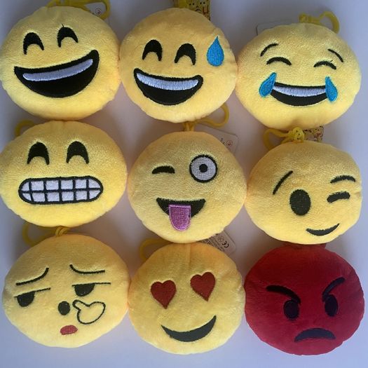 Emoji Plush Emoticon Key Ring