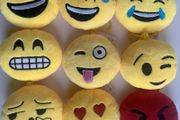 Emoji Plush Emoticon Key Ring