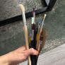 art supplies paint, brushes, canvas, canvas holder Image 4