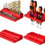 Tool Wall 230 X 78 Cm Stacking Boxes Tool Holder Wall Plate Bracket Rails Garage Image 5