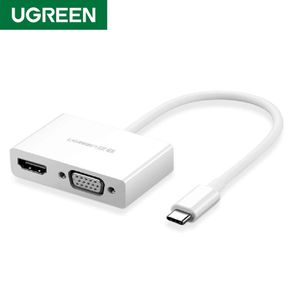 USB Type C to HDMI + VGA Converter