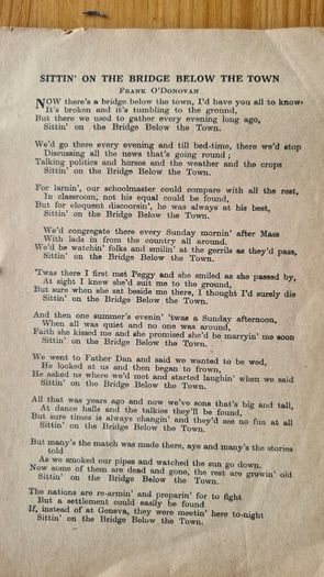 1916  Songs Book. Plus 2 Other Vintage Song Books.