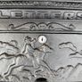 Antique Cast Iron Post Box Image 5