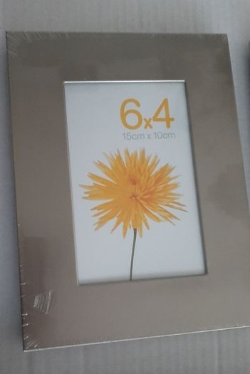 New silver photo frame unopened