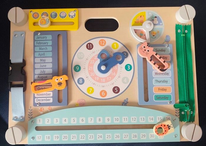 Wooden Montessori Activity / Busy Board