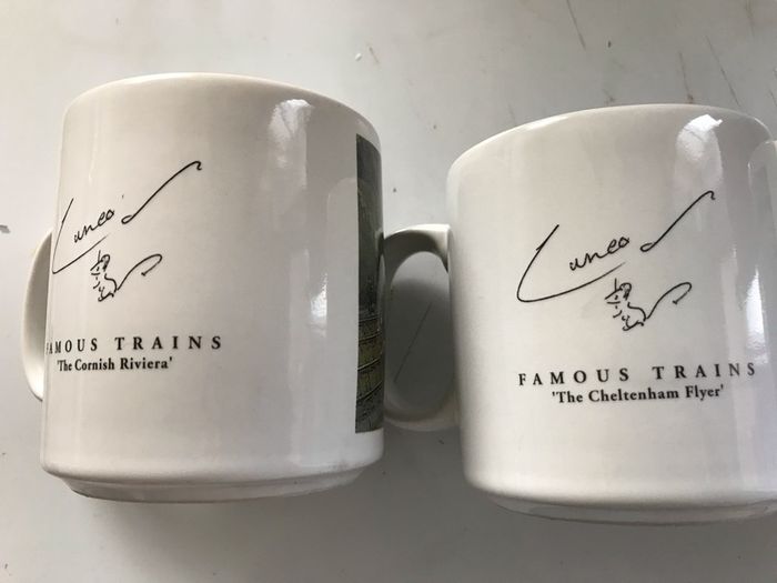 Vintage Royal Mail Famous Trains Mugs