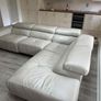 New Trend Concepts Italian Leather Corner Recliner Image 2