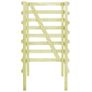 Single Bin Shed Green 70x80x150 cm Impregnated Pinewood Image 2