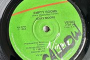 Gary Moore. Empty rooms single. Vinyl would be nm except for writing on 1 label
