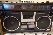 From 1980 Sanyo Stereo-Radiorekorder M4500KE, Working perfect.