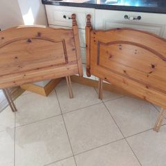 Pair of Solid Pine Single Headboards