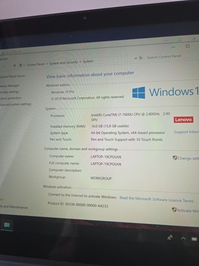 Thinkpad X1 Yoga Touchscreen