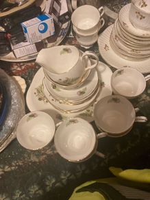 Vintage china teaset free postage
