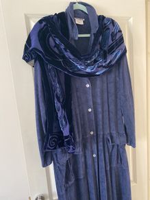 COAT. Downtown Abbey Style Designer Occasion Coat scarf optional