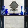cobalt blue candle holder Image 6