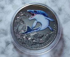 Austria 3 Euro Base Metals Uncirculated Coin 2020 - Mosasaurus Hoffmanni - Super Saurs