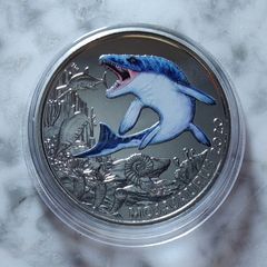 Austria 3 Euro Base Metals Uncirculated Coin 2020 - Mosasaurus Hoffmanni - Super Saurs