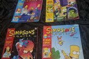 Four Simpsoms comics. Early 2000s.
