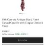 Antique Black Forest carved crucifix Image 7