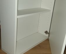2 wall mounted cabinets