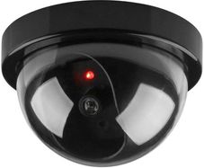 Dummy Camera, Home Security Fake Camera Imitation Dummy Security Camera Dome With Flashing LED Light