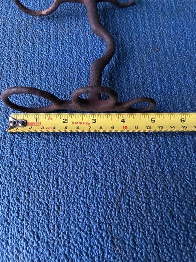 Antique hand wrought iron horse bridle mouth bit