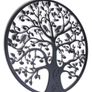 BRAND NEW Round Wall Hanging Decorations Diameter 60cm Art Home Hanging Ornament Iron Tree Wall Decor Image 3