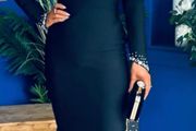 Black evening dress
