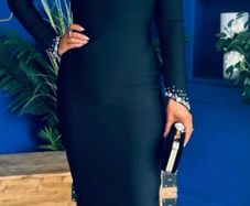 Black evening dress