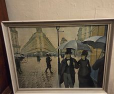Paris Street, Rainy Day by Gustave Caillebotte framed print