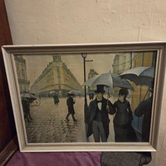 Paris Street, Rainy Day by Gustave Caillebotte framed print