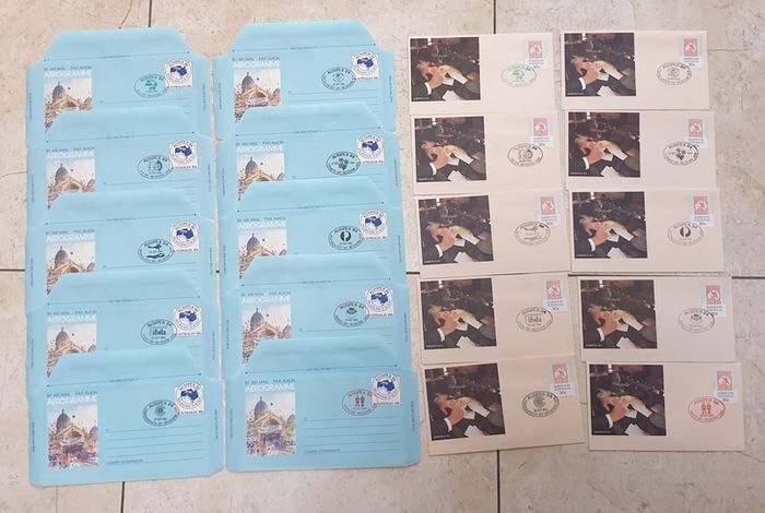 Australia Postal Items 1980-86 incl. Ausipex 84