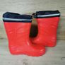 Becks Warm Wellington Boots Basic Warm Red Uk Size 5.5 Image 3