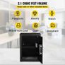 Safe Box, 0.1 m Money Safe with Fingerprint Lock and Digital Keypad, Fireproof Home Safes with A Removable Shelf, Wall-Mounted Security Safe for Cash Image 5